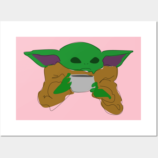 Spill the Tea, I'm All Ears Wall Art by Blaze_Belushi